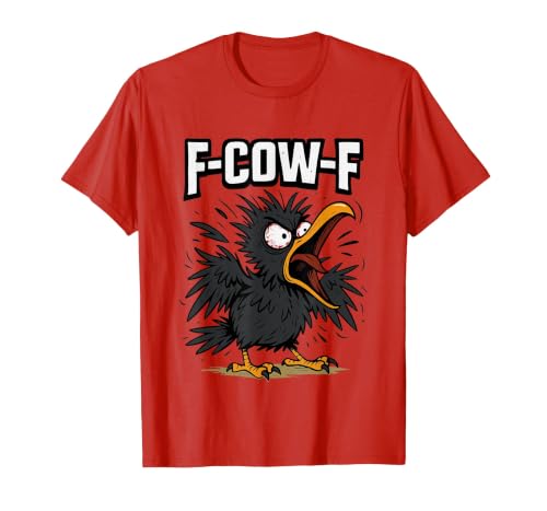 F COW F Crow F-Cow-F T-Shirt - size chart