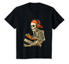 VibeKilla Video Game Halloween Skeleton Gamer Costume T-Shirt - size chart