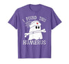 I Found This Humerus Funny Ghost Nurse Halloween T-Shirt - size chart