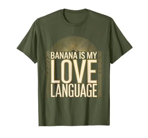 Mademark Banana Is My Love Language Monkey Design T-Shirt - Men - size chart