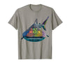 Mademark Salt Water In My Veins Whale Shark Design T-Shirt - size chart