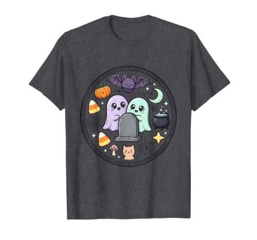 Mademark Ghost & Spirits - Ghost (99 Problems All) T-Shirt - size chart