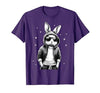 Bunny Face with Sunglasses Rabbit for Boys Men Kids T-Shirt — design detail