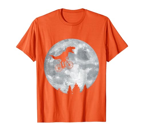 Check out my other Dinosaur T-shirts Dino Trex Riding Moon Bike Halloween Lunar Cycling T-Shirt - size chart
