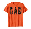 Fishing Gifts for Dad Father's Day Fisherman Fishing Dad Birthday Classic Bold Font Fish Daddy T-Shirt - size chart