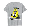 Mademark Moo-FO Got My Cow Alien Abduction Design T-Shirt - size chart