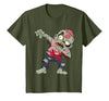Halloween Shirts Women Men Kids Dabbing Zombie Brain Halloween Scary Dab Dance Boys Teen Men T-Shirt - size chart