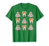 Dentist Dental Halloween Costume Tee Gifts Floral Ghost Teeth Dental Dentist Halloween Costume T-Shirt - size chart