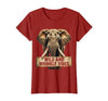 Mademark Wild and Wrinkly Vibes Elephant Graphic Design T-Shirt - Women - size chart