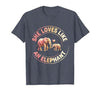 Mademark She Loves Like An Elephant Mother Child Bond T-Shirt - Men - size chart