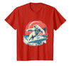 Sea Ocean Animal Art Polar Bear Ocean Sea Animal Surfing Ocean Sea Polar Bear T-Shirt - size chart