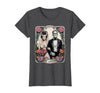 The Lovers Tarot Card Spooky Halloween Women Men The Monster Frankenstein and Bride The Lovers Tarot Card T-Shirt - size