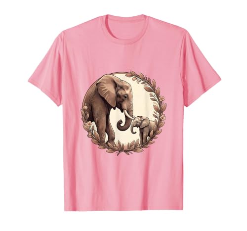 Mademark Elephant Mom and Baby Trunk Touch Pregnancy Tee T-Shirt - Men - size chart