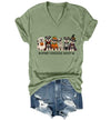 WQFQW Spooky Schnauzer Society Halloween Shirt Terrifying Halloween T-Shirt - size chart