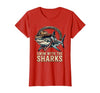 Mademark Swim With The Sharks Bold Ocean Design T-Shirt - size chart