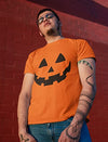 Tstars Pumpkin Halloween Shirt Men Scary Jack-O'-Lantern Face Funny Tee - size chart
