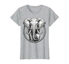 Mademark Mama Elephant and Baby Graphic Tee T-Shirt - Women - size chart