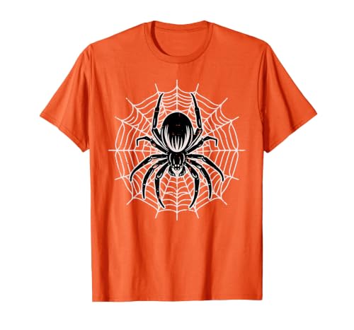 Halloween Shirts For Women Men Kids Boys Girls Halloween Spider with Web Vintage Costume Men Boys Kid Women T-Shirt - size