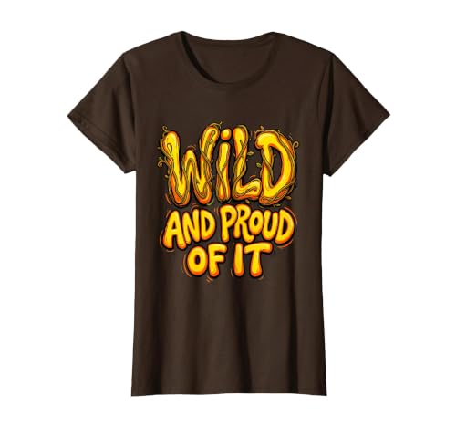Mademark Wild and Proud of It Monkey Graphic Design T-Shirt - Women - size chart