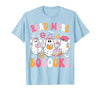 Read More Books Ghost Halloween Teacher Outfits Read More Books Ghosts Reading Book Funny Teacher Halloween T-Shirt - size