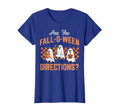 Halloween Shirts For Women Men Kids Boys Girls are You Falloween Directions Funny Halloween Teacher Teach T-Shirt - size