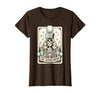 Marching Band Mom Tarot Card Skeleton Halloween Marching Band Mom Tarot Card Skeleton Mom Musical Instrument T-Shirt - size