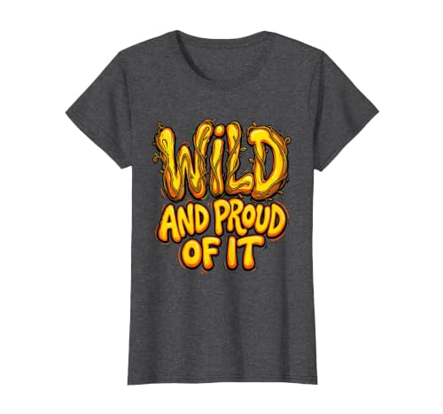 Mademark Wild and Proud of It Monkey Graphic Design T-Shirt - Women - size chart