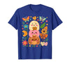 Mexican Spanish Latina Halloween Season Mexican Boo Pan Dulce Spooky Season Halloween Pantasmas T-Shirt - size chart