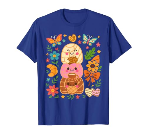 Mexican Spanish Latina Halloween Season Mexican Boo Pan Dulce Spooky Season Halloween Pantasmas T-Shirt - size chart