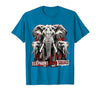 Mademark Elephant Mom Squad Cute Wildlife Design T-Shirt - Men - size chart