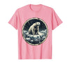 Mademark Polar Bear Drifting on Ice Floe Illustration T-Shirt - size chart