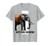 Mademark Sixty Years, One Nation Majestic Elephant Design T-Shirt - Men - size chart