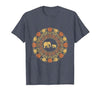 Mademark Mother Elephant and Baby Walking Through Tall Grass T-Shirt - Men - size chart