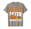 Halloween Matching Couple Shirts Women Men Funny Peter Pumpkin Eater Halloween Costume Men Boyfriend T-Shirt - size chart