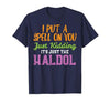 Halloween Nurse Shirts For Women Scrub Costumes Spell Just Kidding Haldol Funny Nurse Halloween RN ICU Women T-Shirt - size