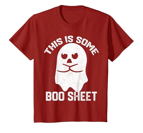 This Is Some Boo Sheet Funny Halloween Ghost This is Some Boo Sheet Halloween Angry Ghost Funny Men Women T-Shirt - size
