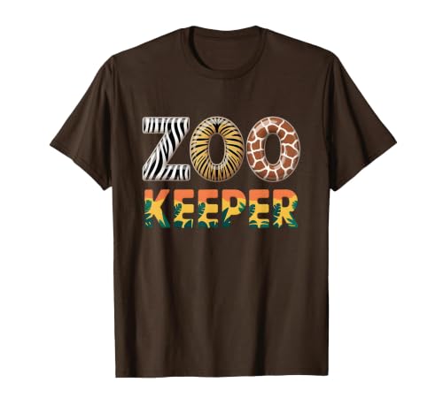 Zoo Keeper Costume Adult Party Safari Zookeeper Zoo Keeper Costume Adult Halloween Party Safari Zookeeper T-Shirt - size