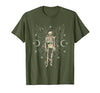Y2K Grudge Core Mystical Celestial Halloween NS Fairy Grunge Fairycore Aesthetic Butterfly Skeleton Gothic T-Shirt - size