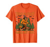 Bigfoot Halloween Costume Party Outfits Trick Or Treat Smell My Feet Bigfoot Halloween Sasquatch T-Shirt - size chart