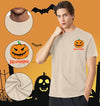 Ithalt Mens Halloween Shirt Halloweentown T Shirt Pumpkin Short Sleeve Top - size chart