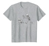 Funny Halloween Dog Lovers Gift Tees Skeleton Dogs Funny Skeleton Chasing Goldendoodle Dog Halloween Dogs Lover T-Shirt -