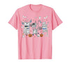 Cute Ghost Halloween Nurse Spooky Season Halloween ICU Nurse Propofol Mummy NICU PICU Nurse Tech T-Shirt - size chart