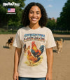 BABATEES Farm Animals Heavy Metal Tshirt for Men, Women & Farmers - 100% Natural Undyed Cotton - size chart