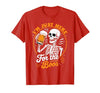 Boos Halloween Costume Cute skeleton I'm Just Here for The Boos Halloween Costume Skeleton Cute T-Shirt - size chart