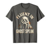 Mademark Ghost & Spirits - Ghost (99 Problems All) T-Shirt - size chart