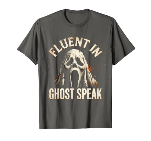 Mademark Ghost & Spirits - Ghost (99 Problems All) T-Shirt - size chart