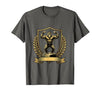 Mademark Monkey Flexing Muscles on Gym Podium T-Shirt - Men - size chart