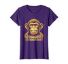 Mademark No Hangover Just Monkey Energy Sober Men T-Shirt - Women - size chart