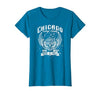 Camelot71 Chicago Classic Retro Vintage Illinois Windy Rock'n'Roll T-Shirt - size chart