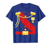 Prince Halloween Great Gift Costume Co. Prince Costume Funny Charming Prince Tee for Kids & Adult T-Shirt - size chart